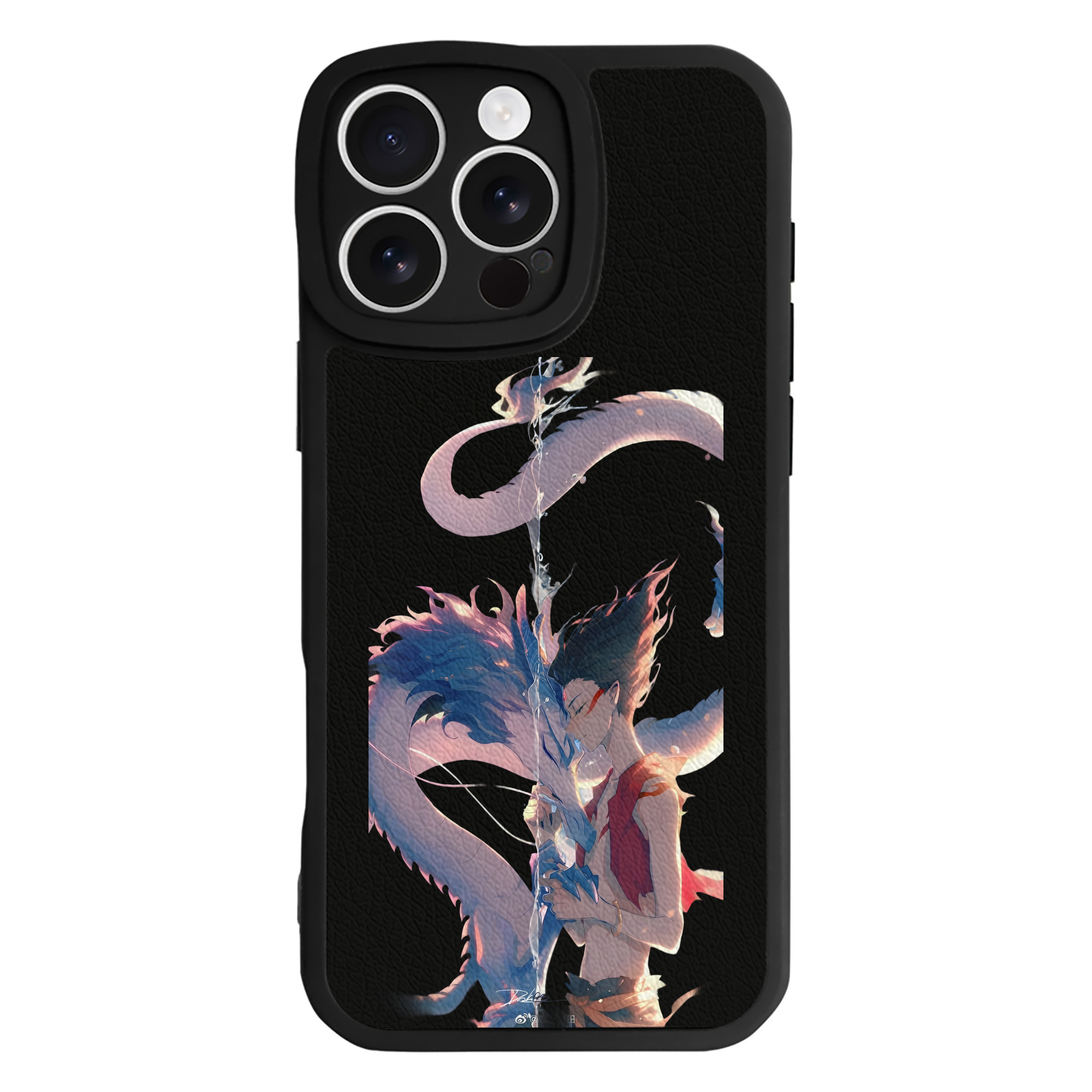 （画像用） Ne Zha 2 ナタ 魔童の大暴れ 【iPhone 16シリーズ対応】シリコンスマホケース（レザー調） 材質：シリコン